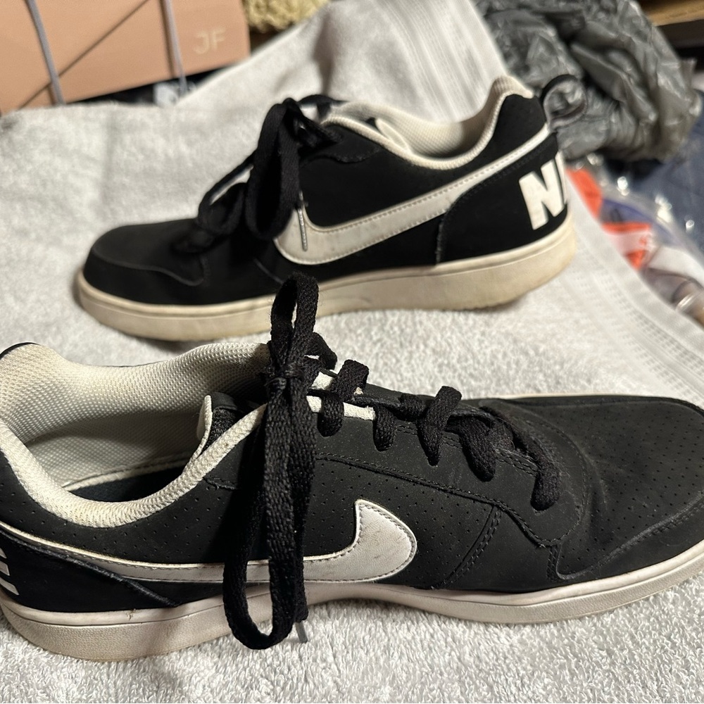 Nike Mens Court Borough Low 838937-010 Black Casual Shoes Sneakers Size 11.5